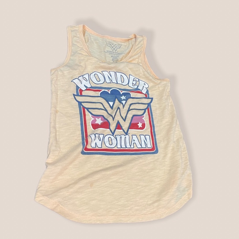 Wonder Woman Girls Tank - Size 7/8
